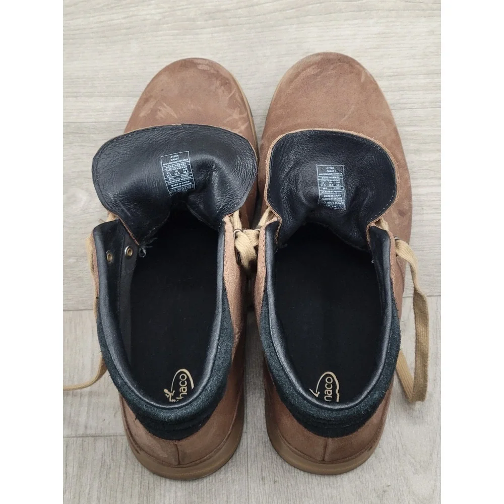 Chaco Men's Frontier Waterproof Boots Otter Tan Suede Size 11.5 J106027